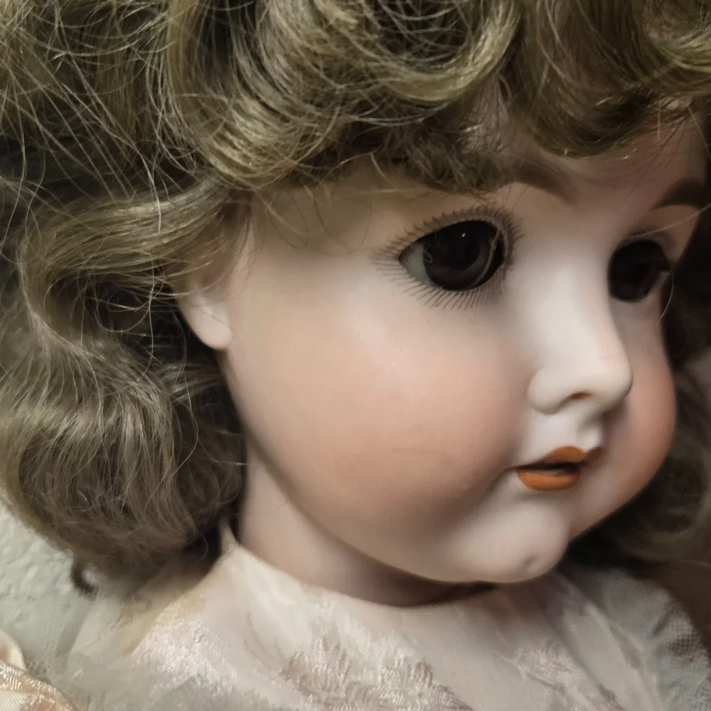 Antique Bisque CM Bergmann Doll Big Life Size 30